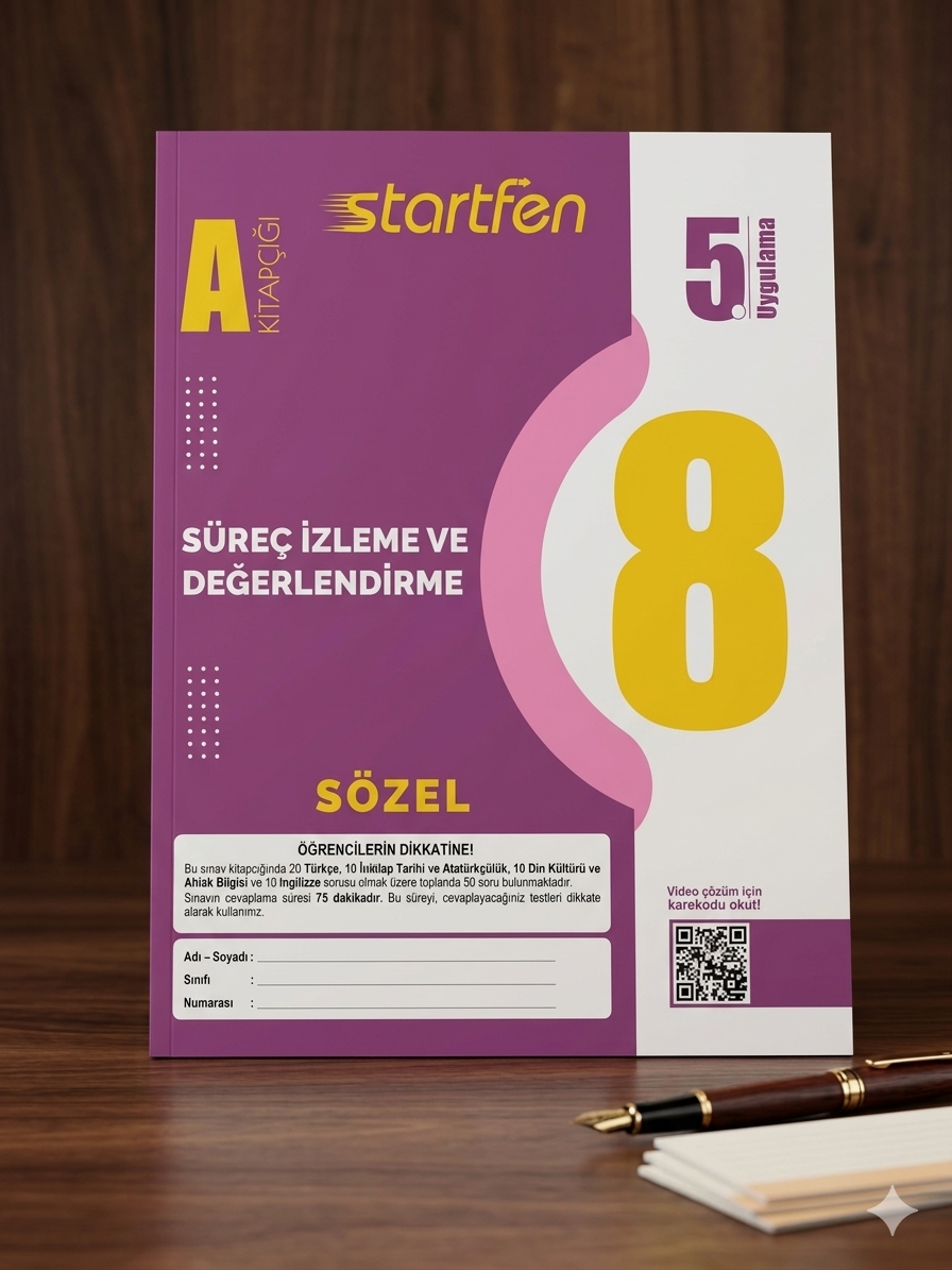8. Sınıf LGS Deneme Sınavı 3 Adet (optik, Startfen, Gizli)